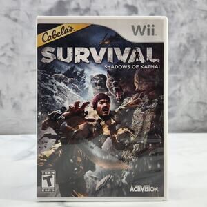 Cabela's Survival: Shadows of Katmai (Wii, 2011 Activision) manual Nintendo Wii